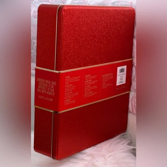 NEW Glitz & Glam red sparkle FULL FACE SET